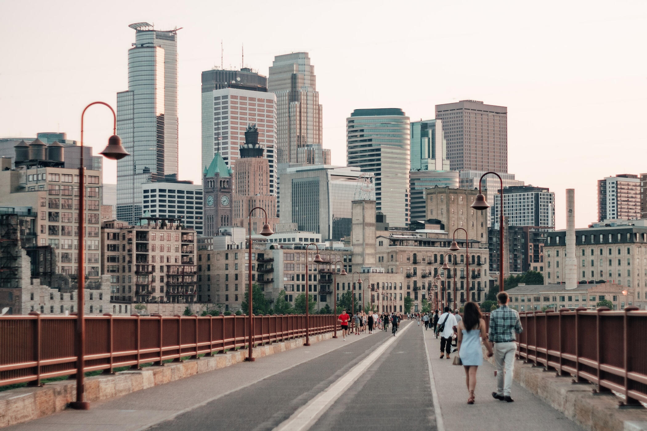 Minneapolis Skyline from Stone Arch Bridge